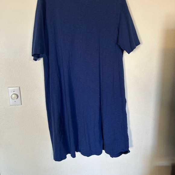 FRESH PRODUCE XXL South Beach BLUE LORNA Jersey POCKETS Swing Dress - Picture 3 of 10